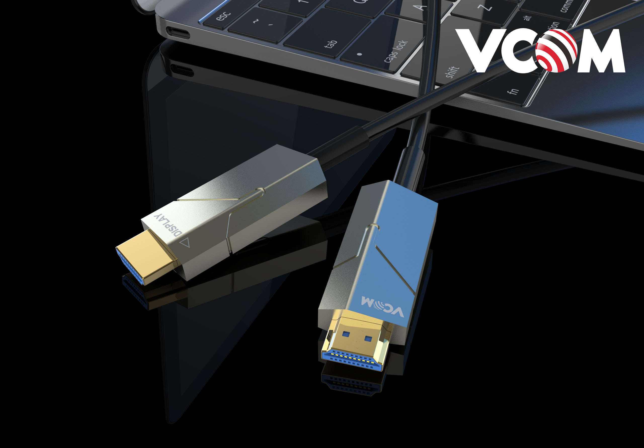 The Birth of Vcom Polished Fiber HDMI Cable