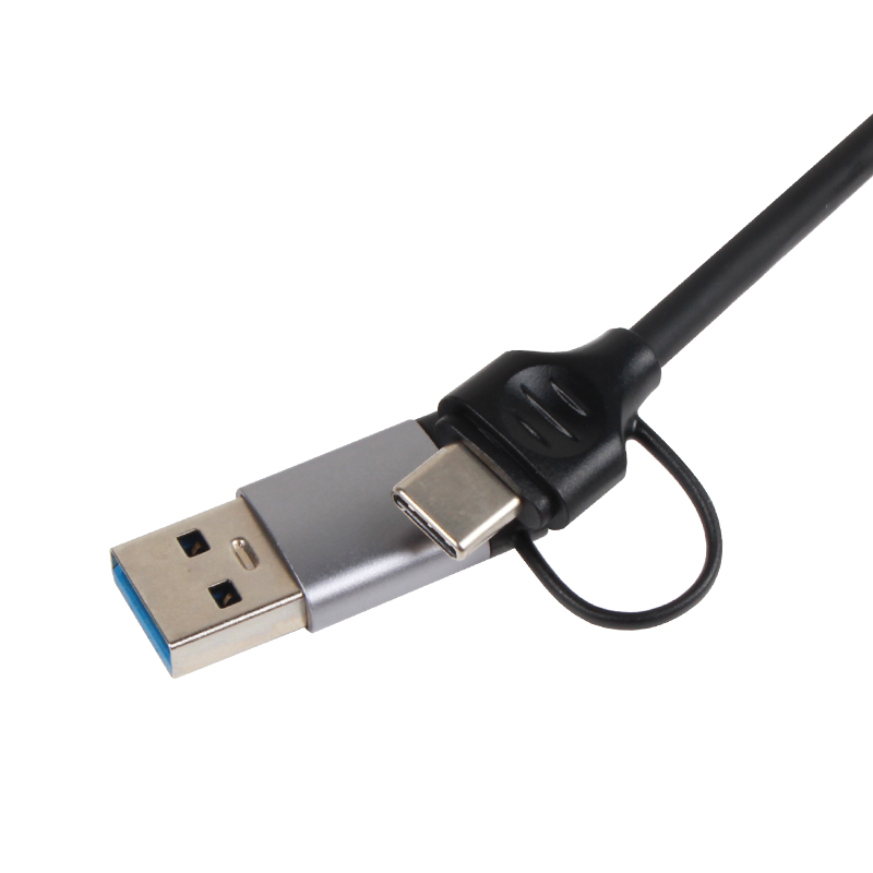 4 in 1 USB C + Adapter Hub DH296