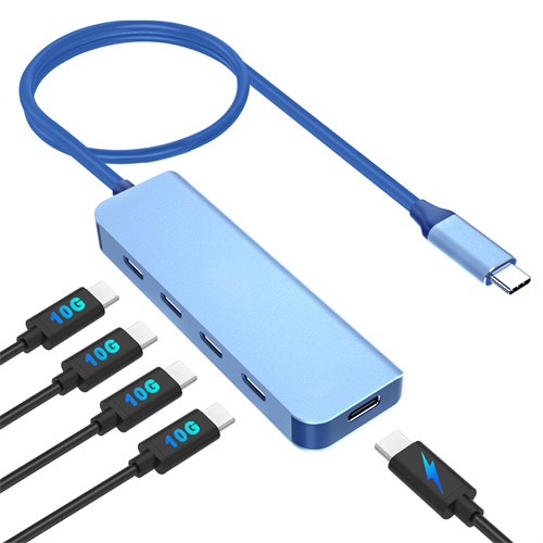 5 in 1 USB C Hub with 100W Power Delivery