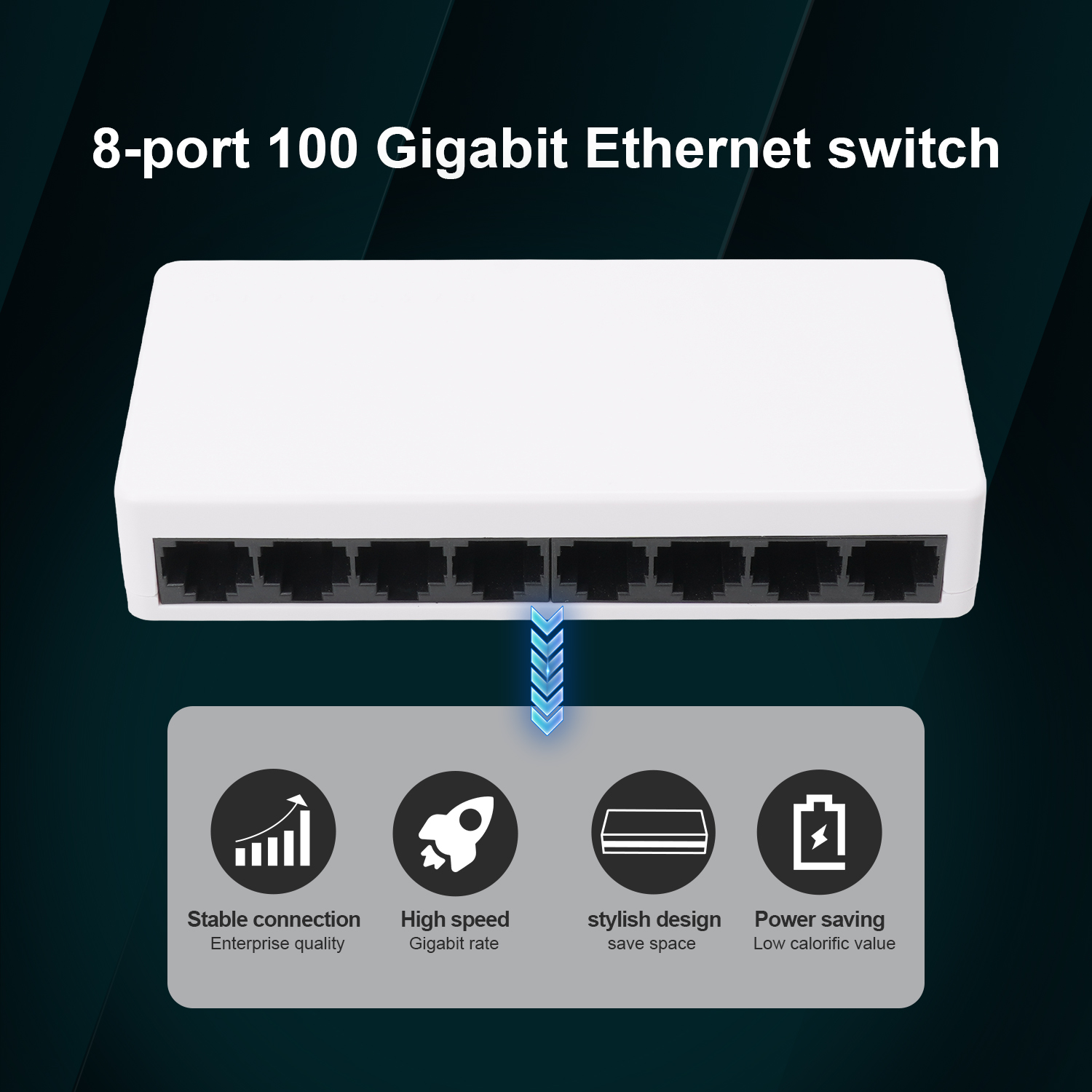 vcom poe switch