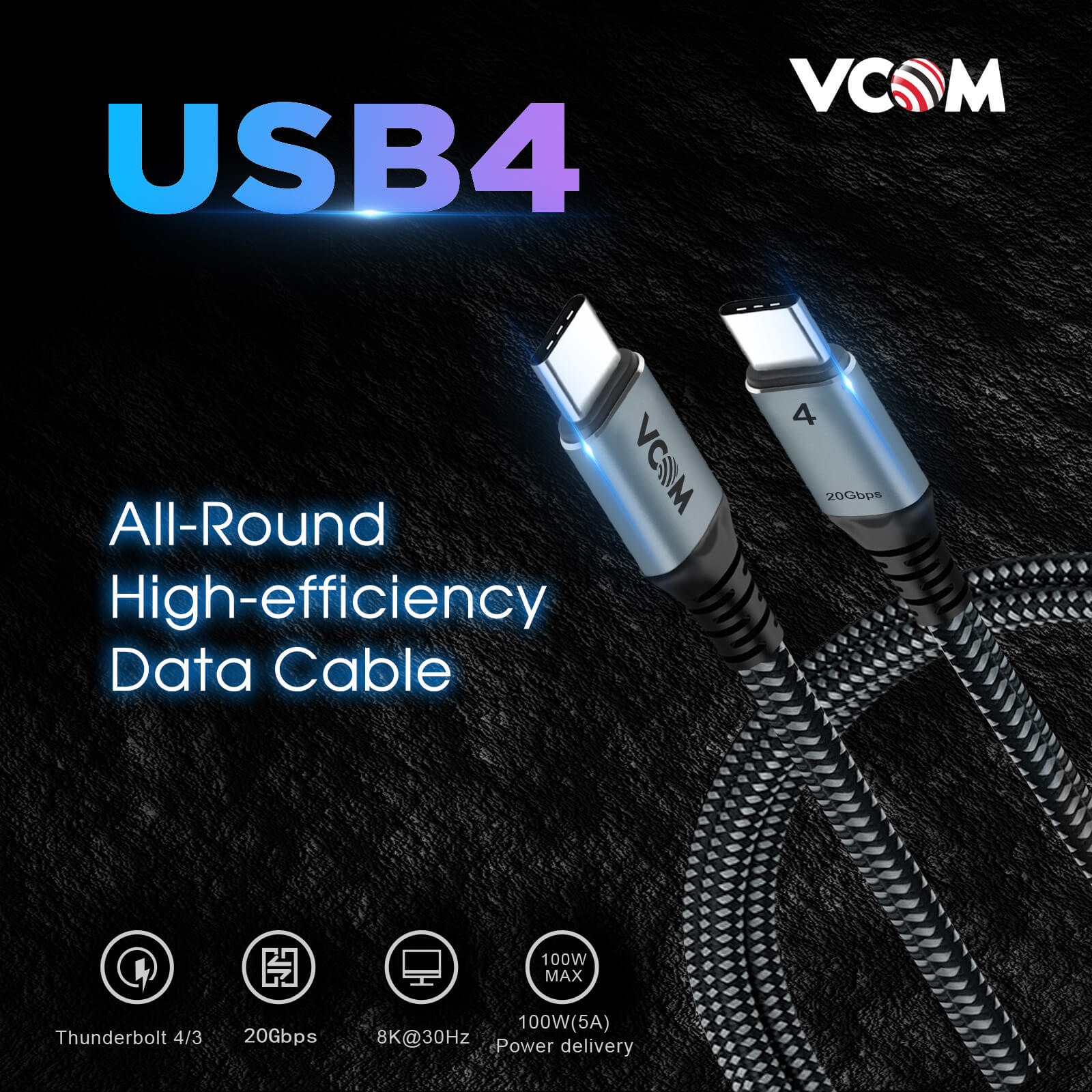 VCOM USB4 Cable