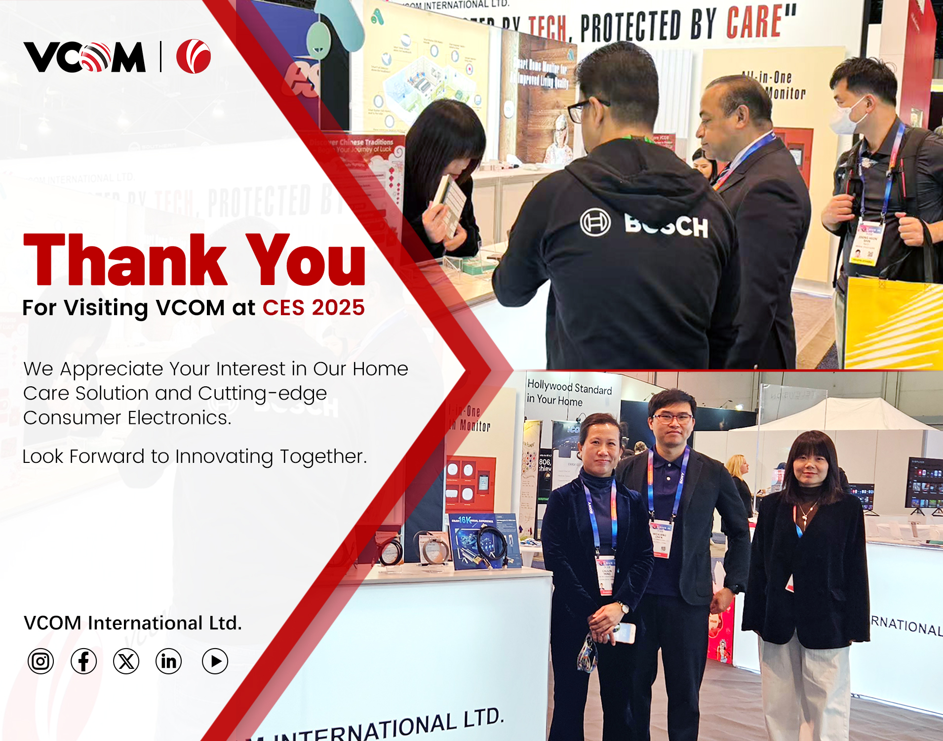 Thank You for Joining VCOM at CES 2025