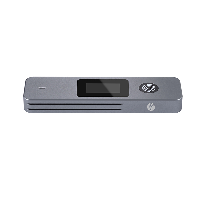 Visual Fingerprint Encryption SSD Enclosure