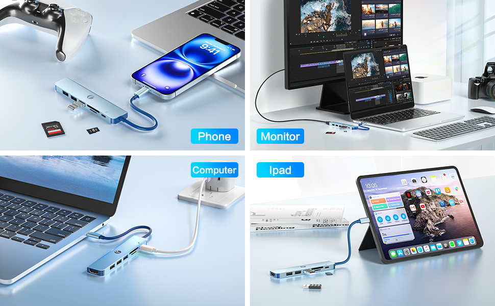 VCOM USB TYPE C HUB