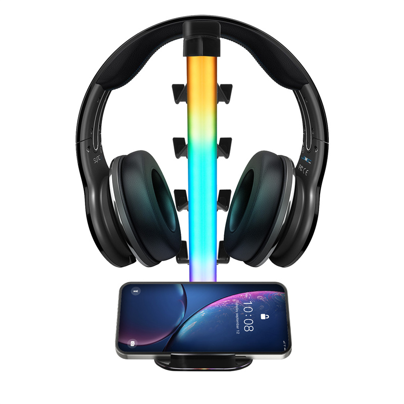 Multifunctional RGB Headphone Stand 