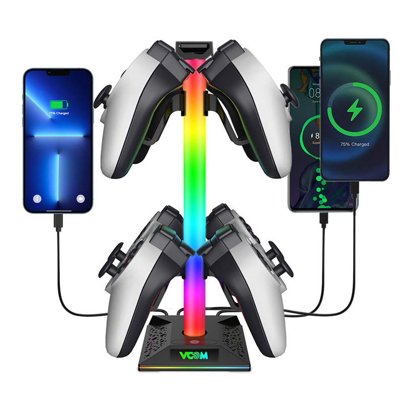 RGB Headset Stand with Hub