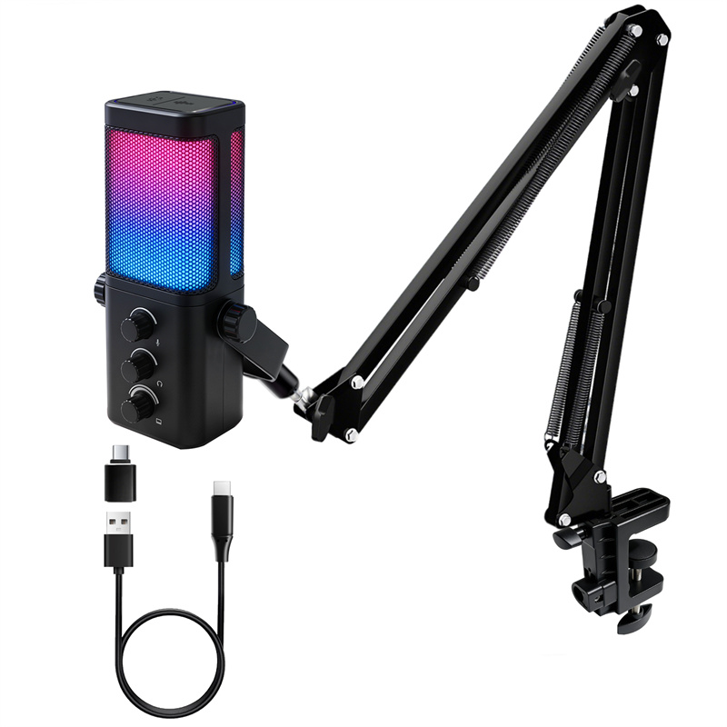 Gaming RGB Microphone with Stand