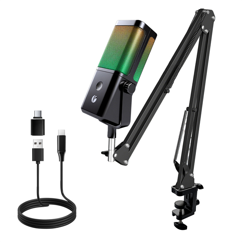 Gaming RGB Microphone with Stand