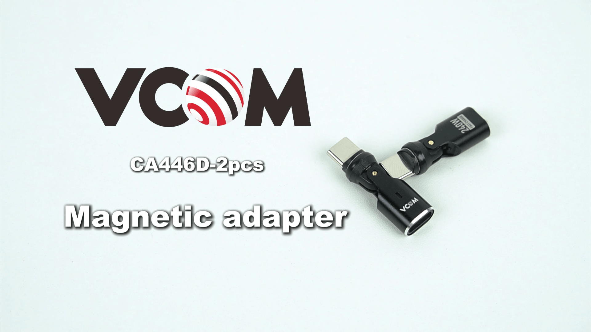VCOM CA446D USB-C to USB-C L-Type Adapter