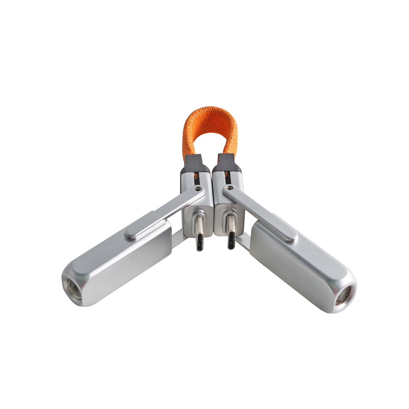 Magnetic Foldable Charging Cable with Lighter