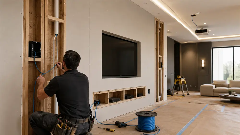 Why Fiber Optic HDMI Is the Smarter Choice for In-Wall Prewiring During Renovation