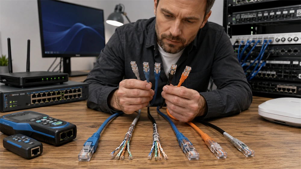 How to Identify Ethernet Cable Categories: Cat5e, Cat6, Cat6a, Cat7, and Cat8 Explained