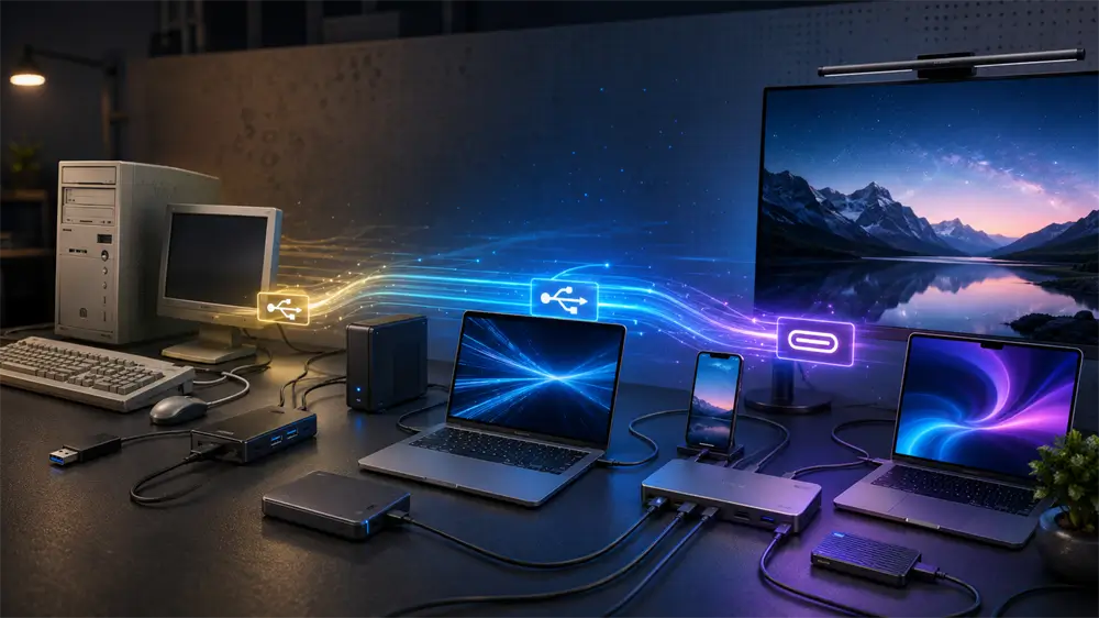 USB Versions Explained: From 12 Mbps to 120 Gbps