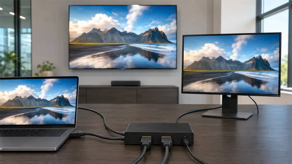 How Does an HDMI Splitter Work? A Complete Guide to Duplicating HDMI Signals